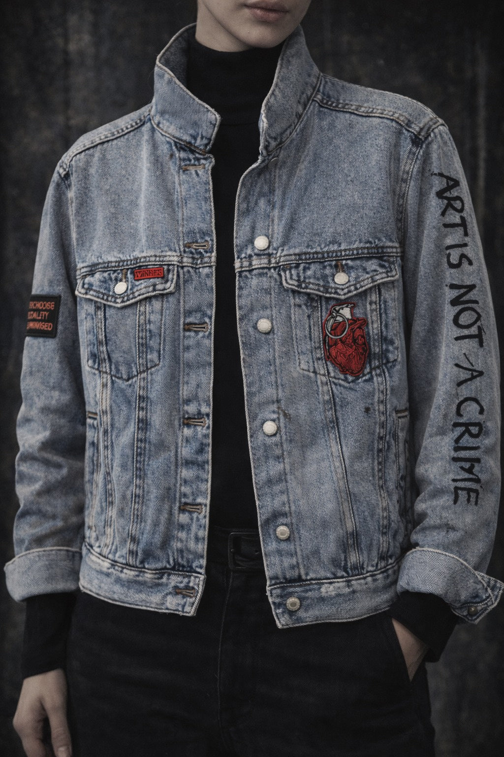 Statement Cowboy Jacket for Women – Normal People Scare Me ByLIST