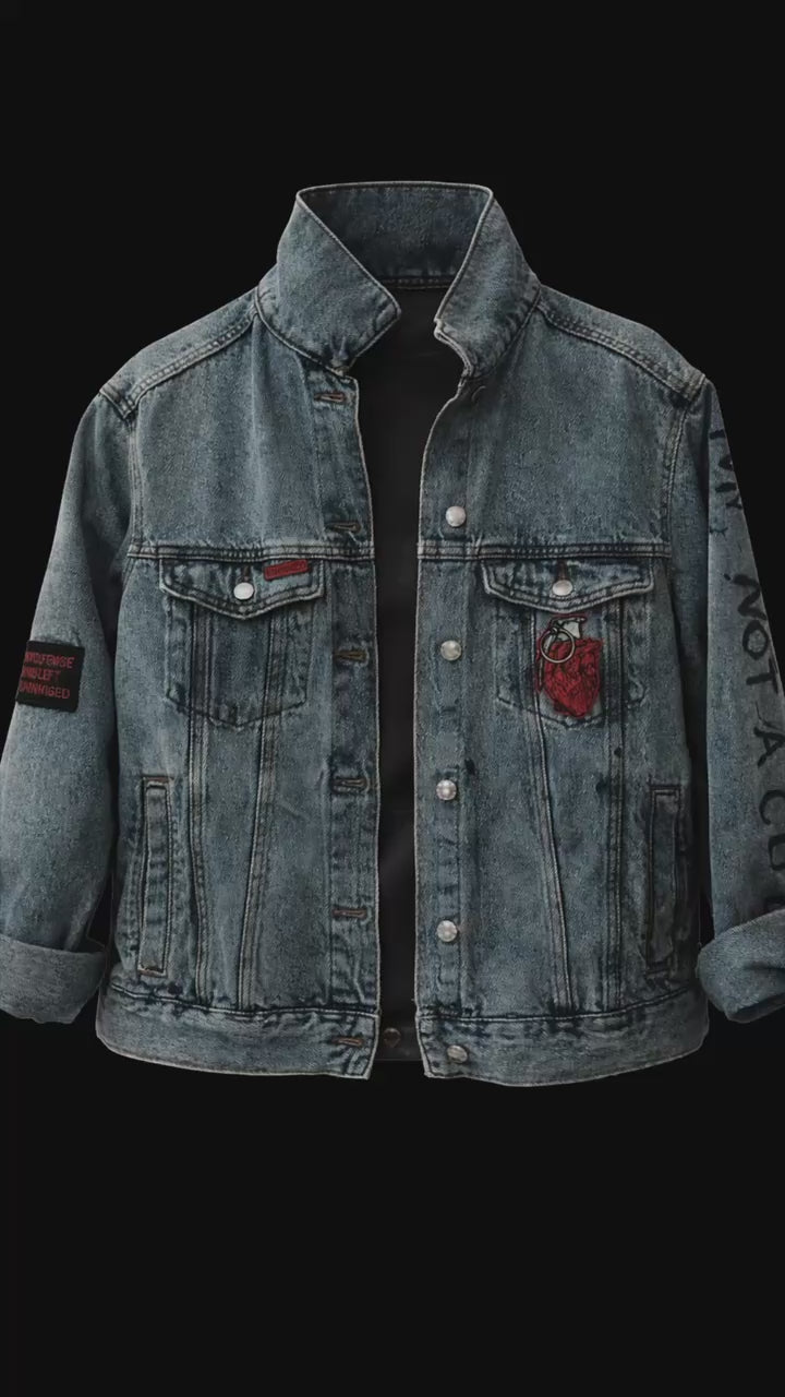 Statement Cowboy Jacket for Women – Normal People Scare Me ByLIST